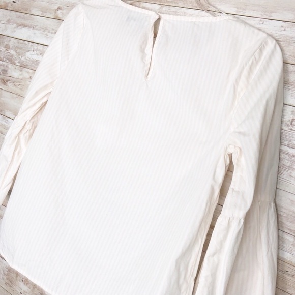 Madewell Bell Sleeve/Ruffle Sleeve Top - Picture 6 of 7